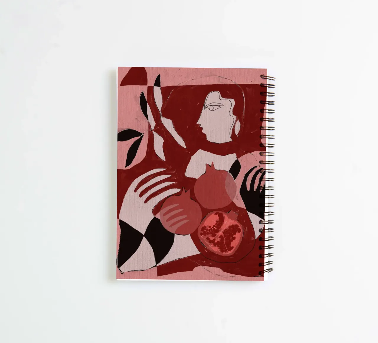 Pomegranate of the Soul 2 spiral notebook by Shatha Al Dafai