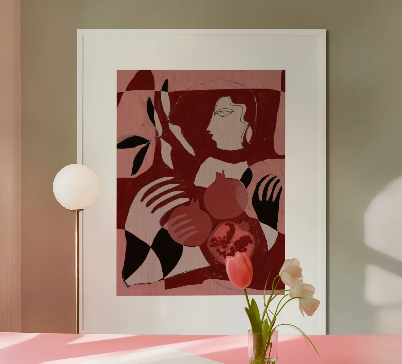 Pomegranate of the Soul 2 poster by Shatha Al Dafai