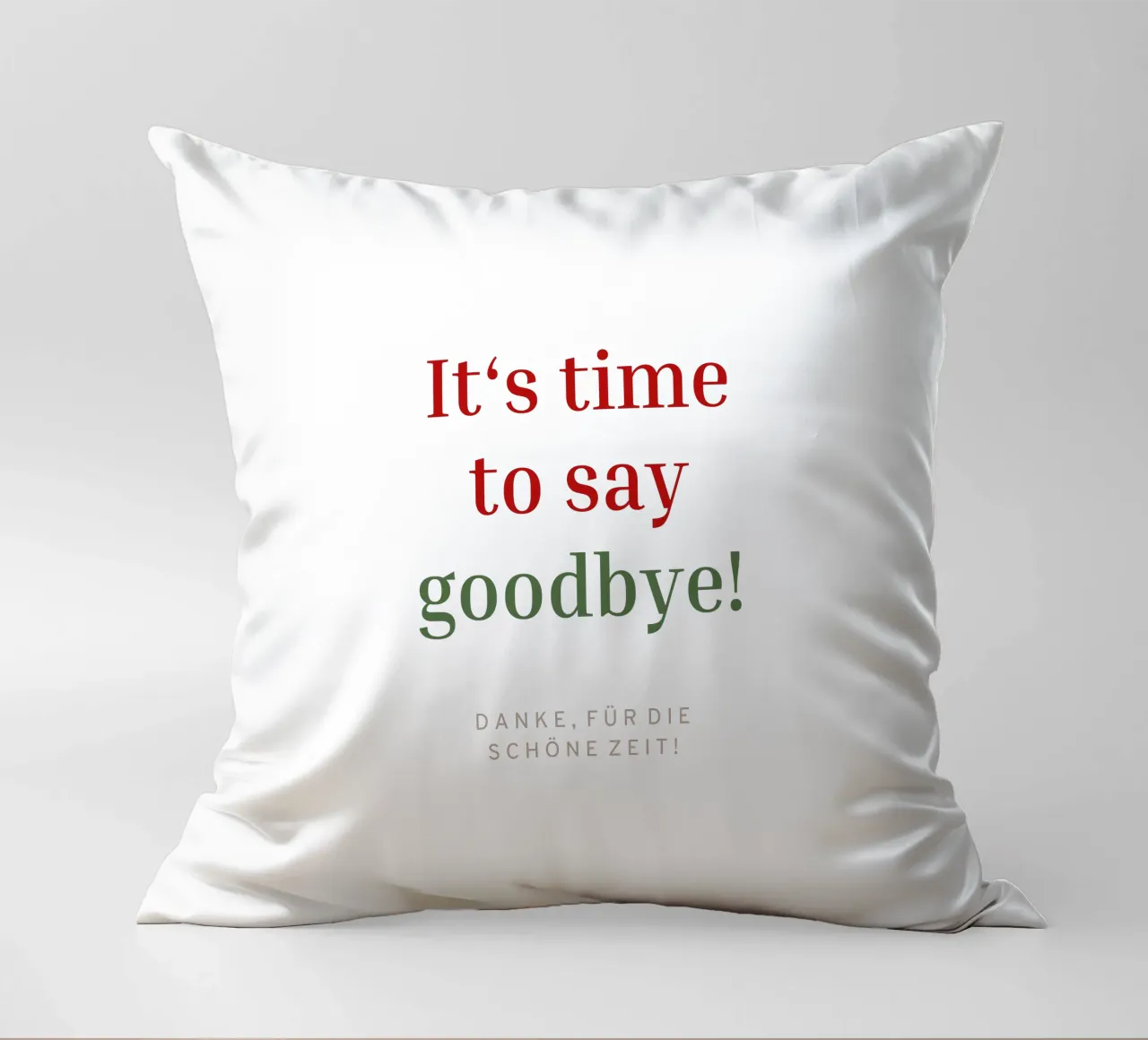 Say Goodbye cuscino da Kartenliebe