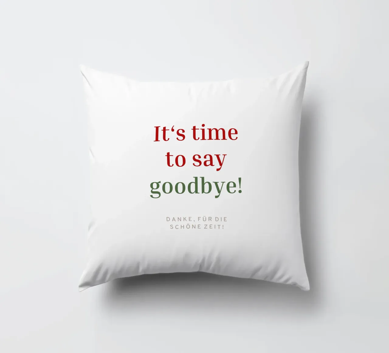 Say Goodbye cuscino da Kartenliebe