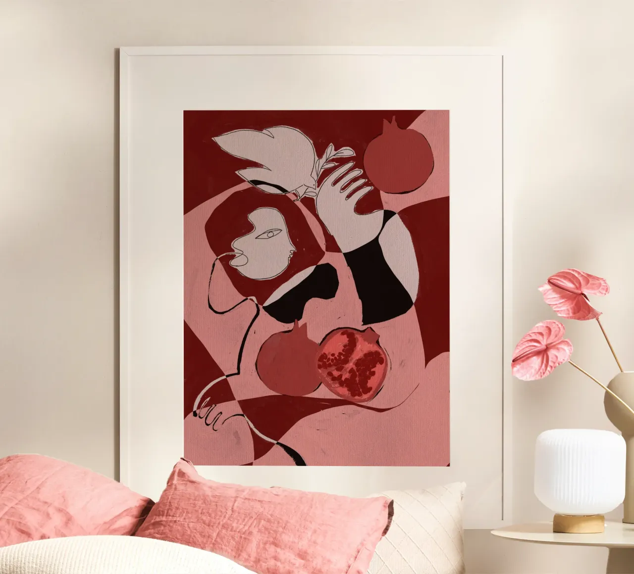 Pomegranate of the Soul 1 poster by Shatha Al Dafai