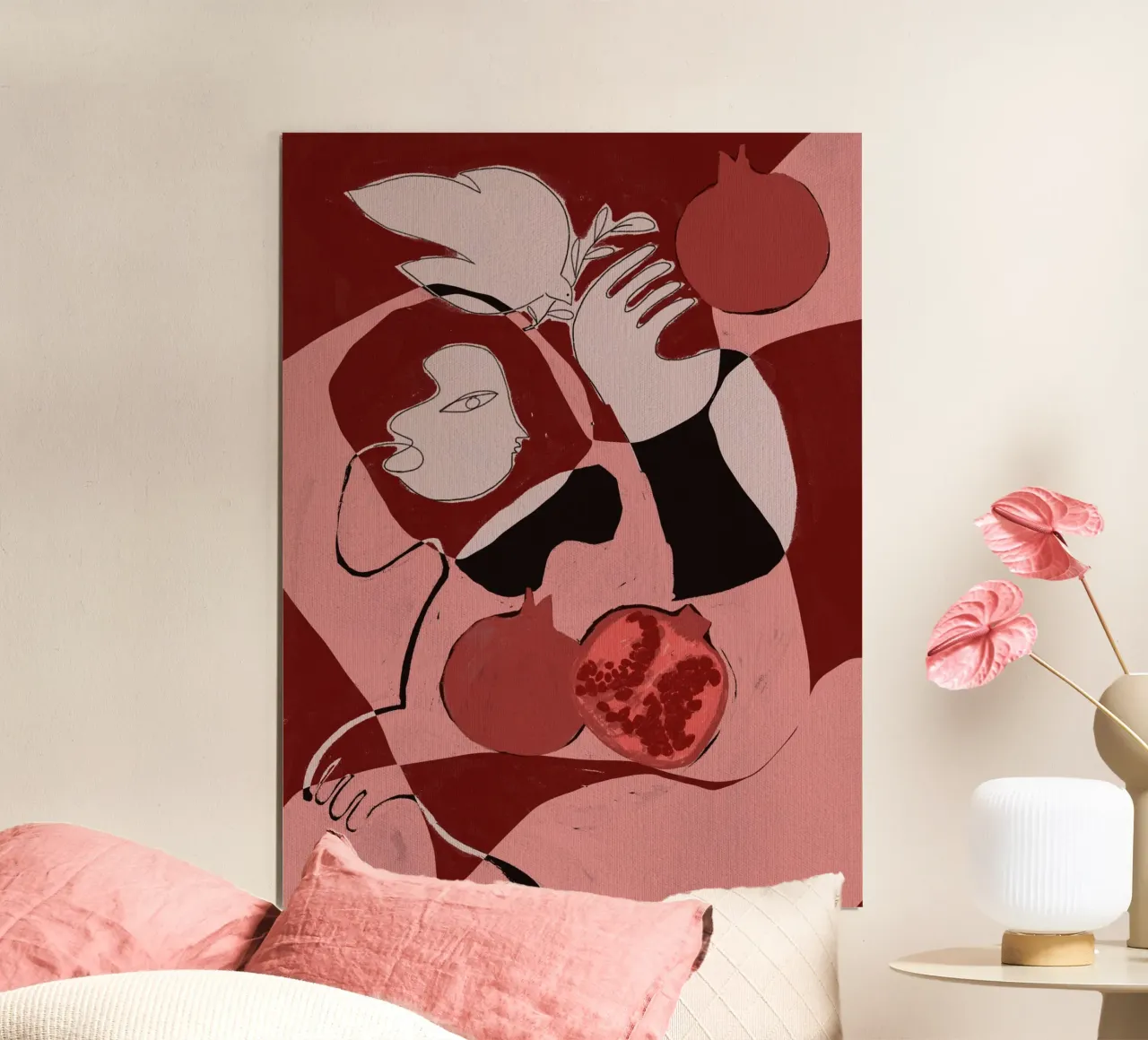 Pomegranate of the Soul 1 poster by Shatha Al Dafai