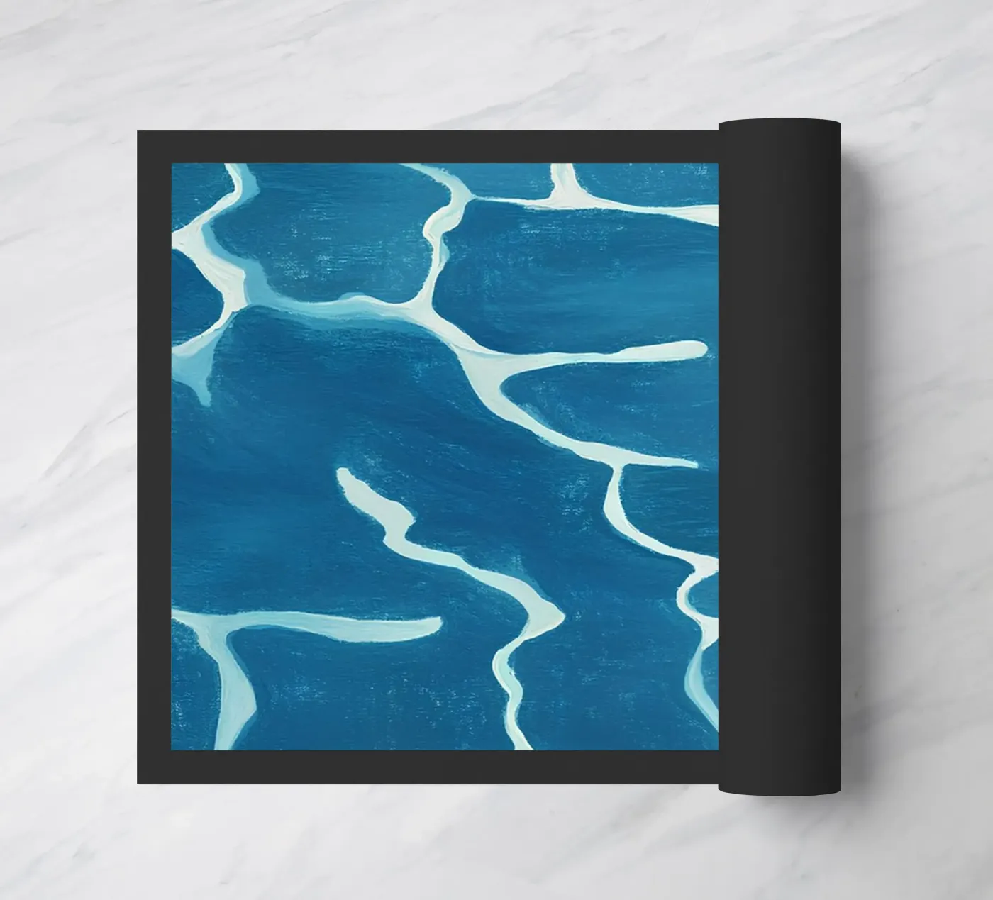 Pool edge doormat by Curious Canvas