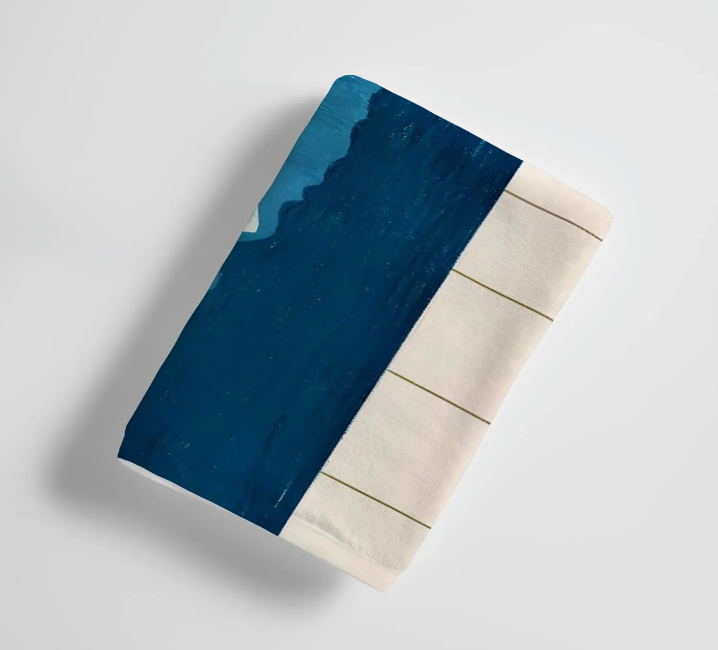 Pool edge towel by Curious Canvas