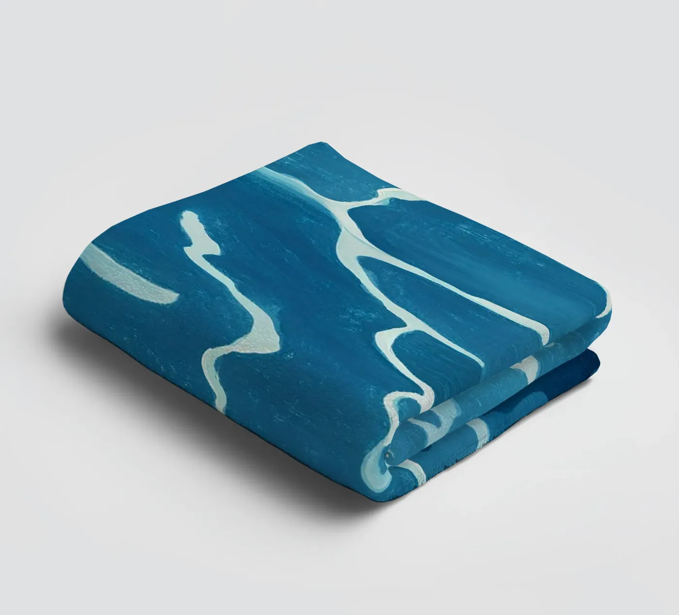 Pool edge towel by Curious Canvas
