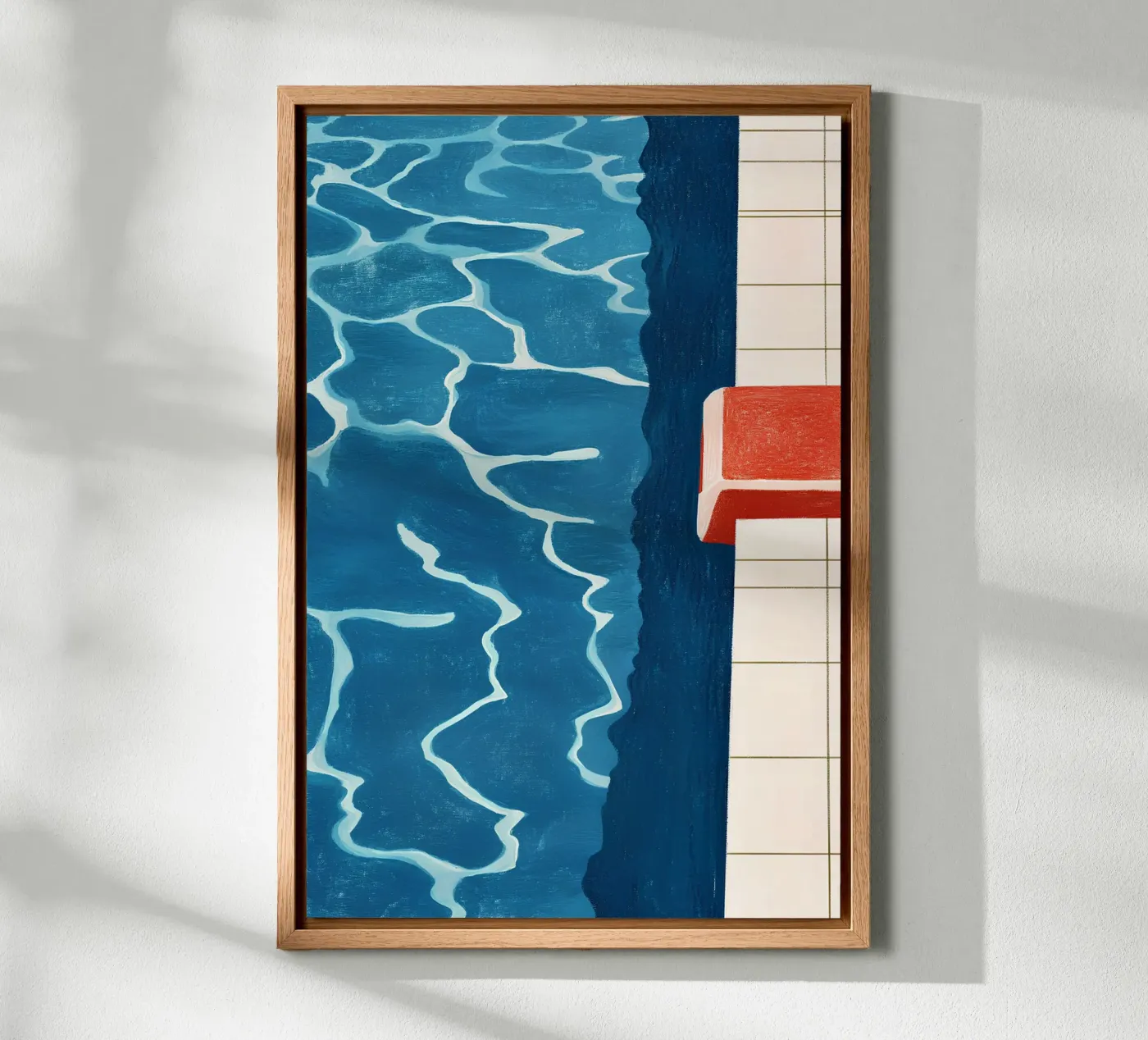 Pool edge forex plate by Curious Canvas