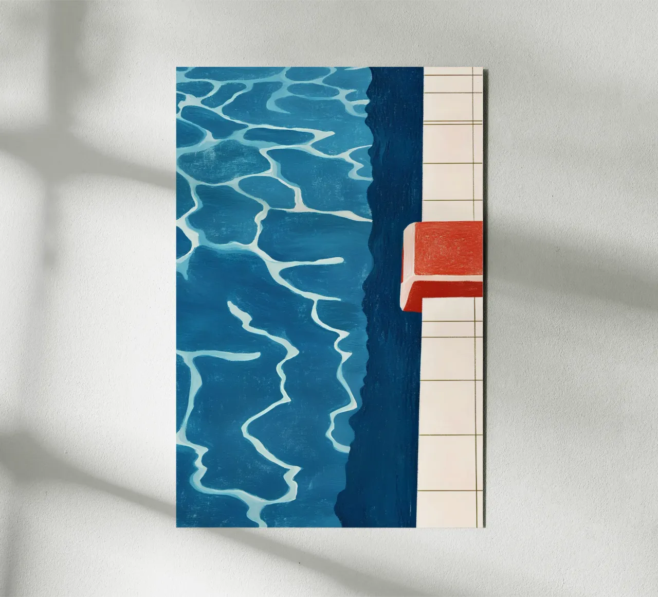 Pool edge alu-dibond by Curious Canvas