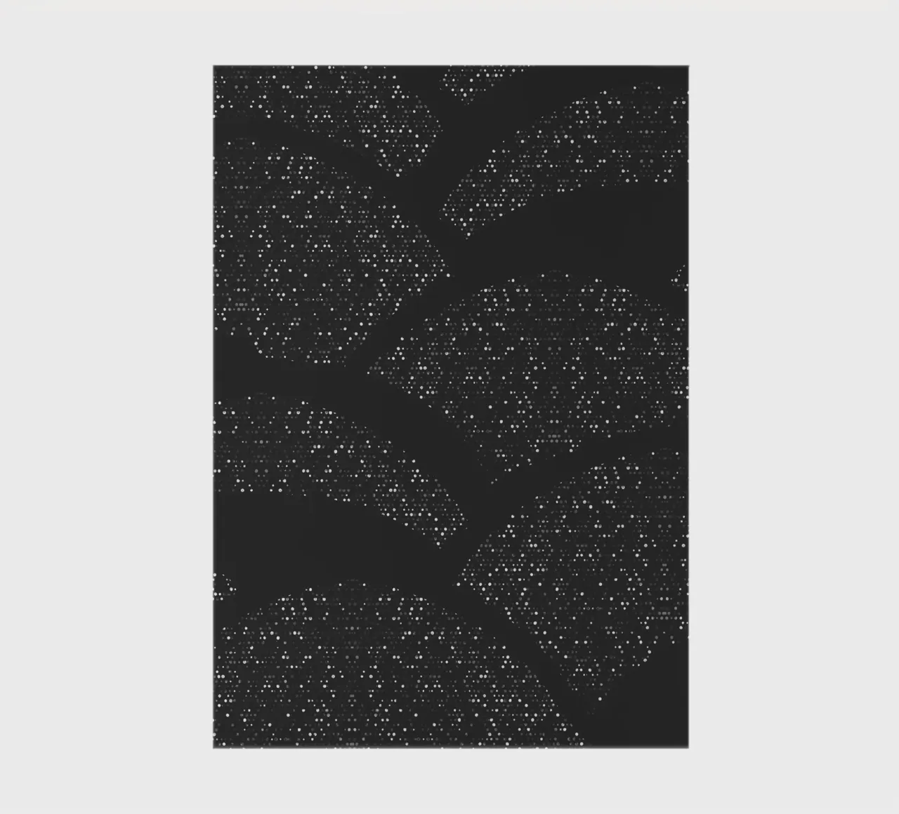 Sparkling Hills Charcoal Grey notebook by SilverPegasus