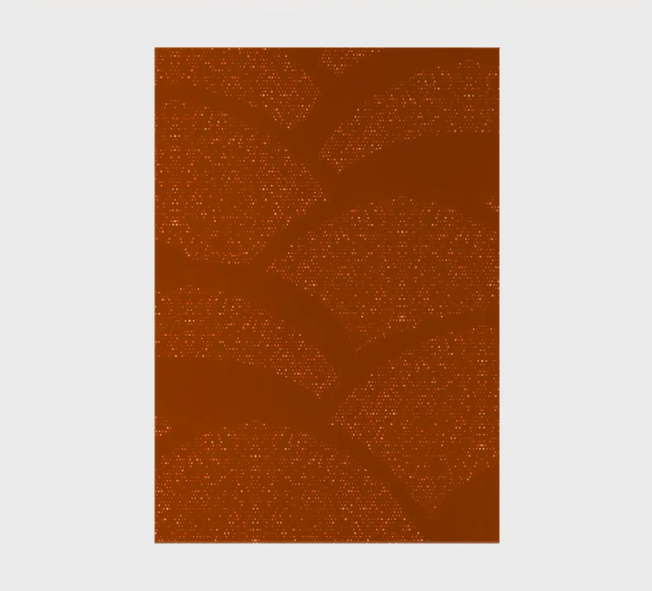 Sparkling Hills Rust Orange notebook by SilverPegasus