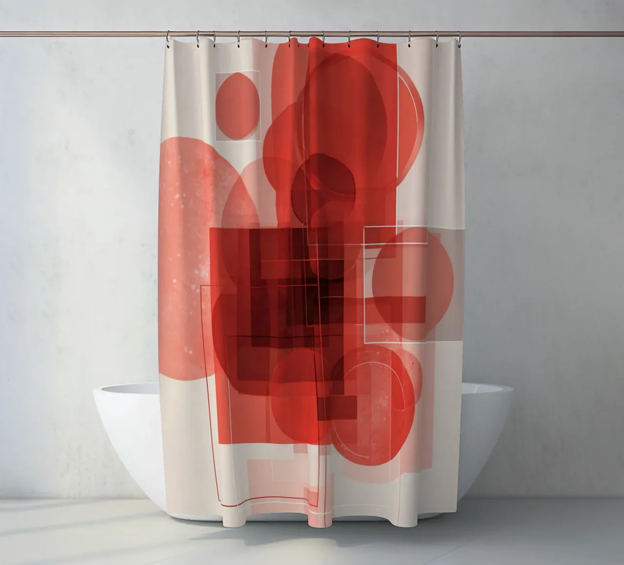 Architecture of Emotion cortina de baño de Mosaic Dialogue