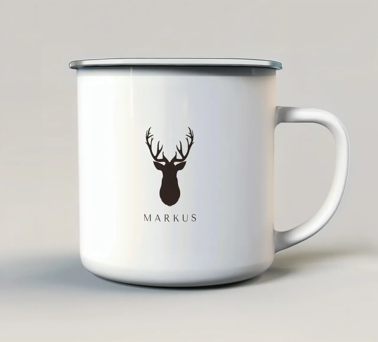 Hunter tazza in smalto da Kartenliebe