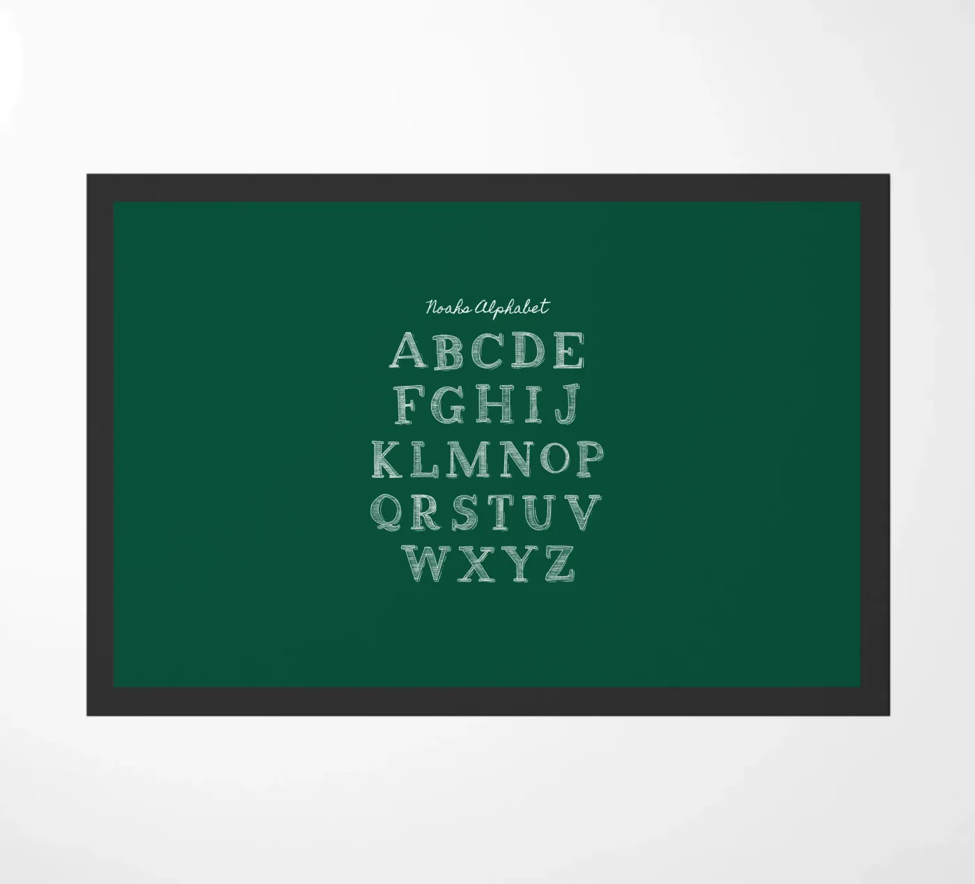 ABC Tafel zerbino da Kartenliebe