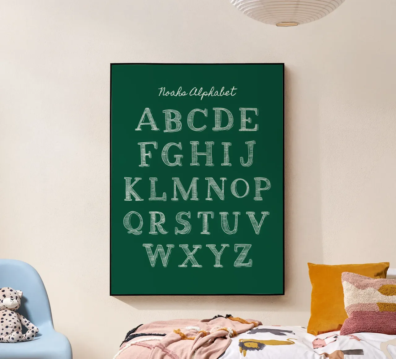 ABC Tafel plexiglass da Kartenliebe