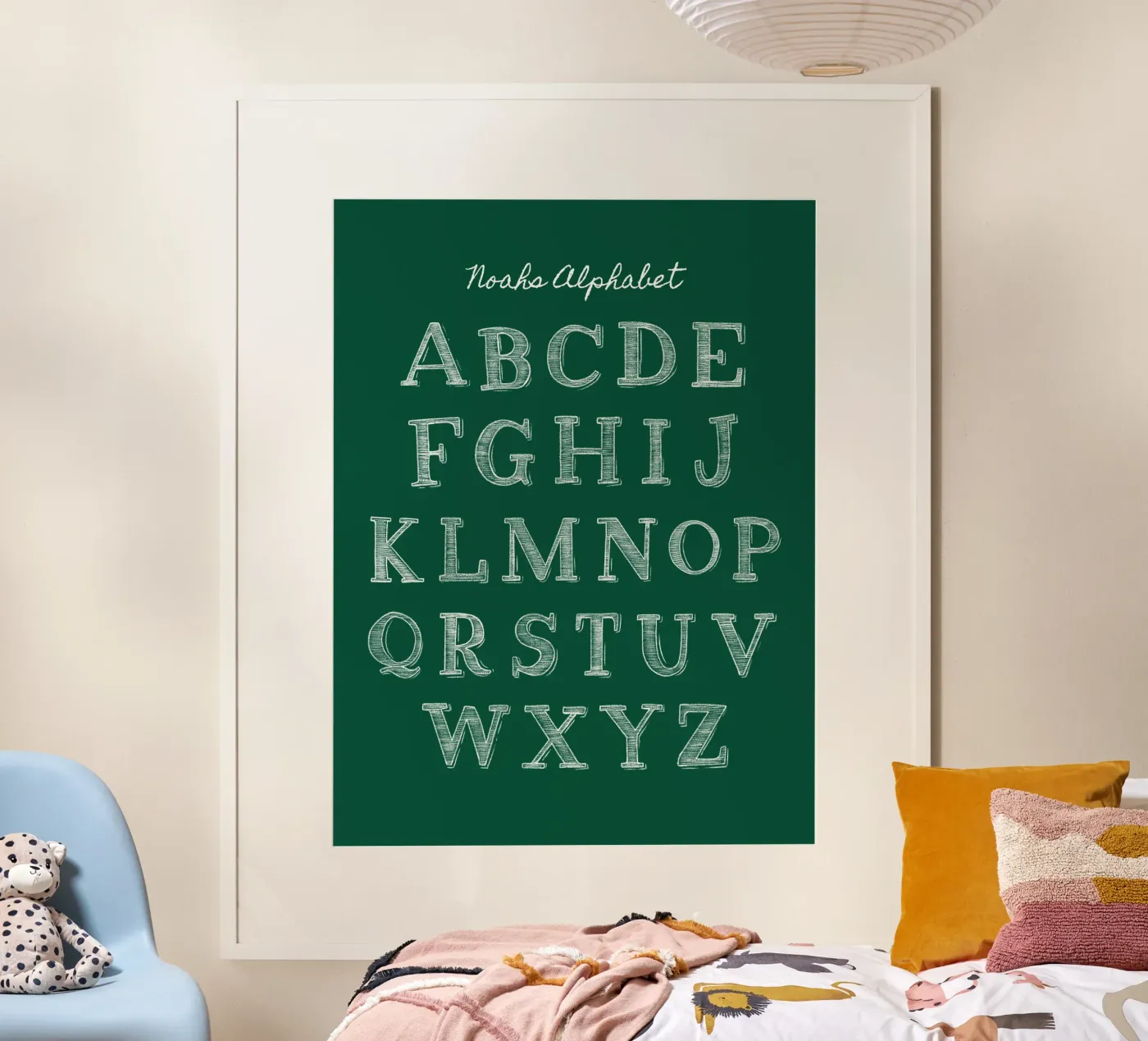 ABC Tafel poster da Kartenliebe