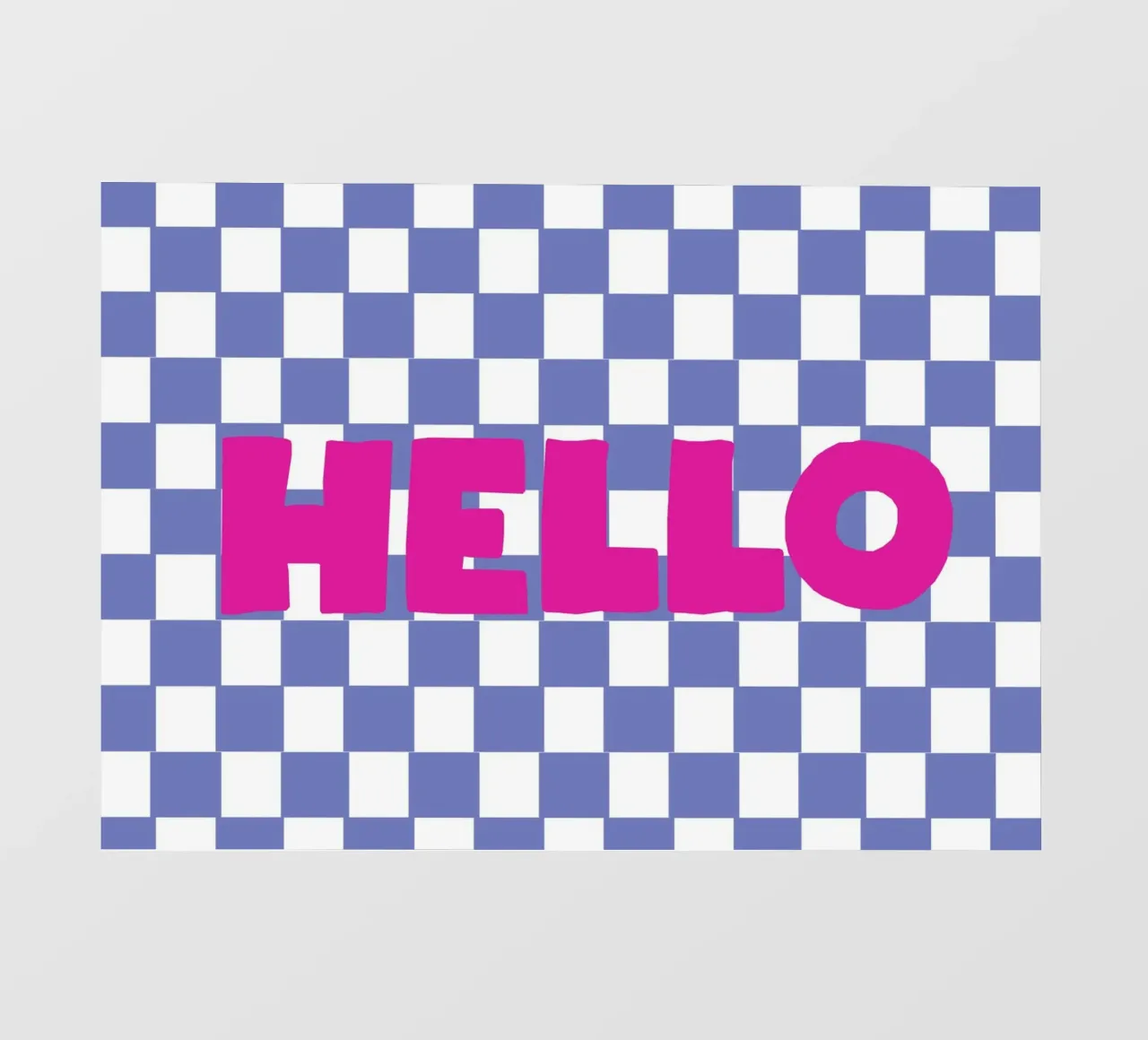 Hello Typography pellicola backlit da Attaboy Dsgn