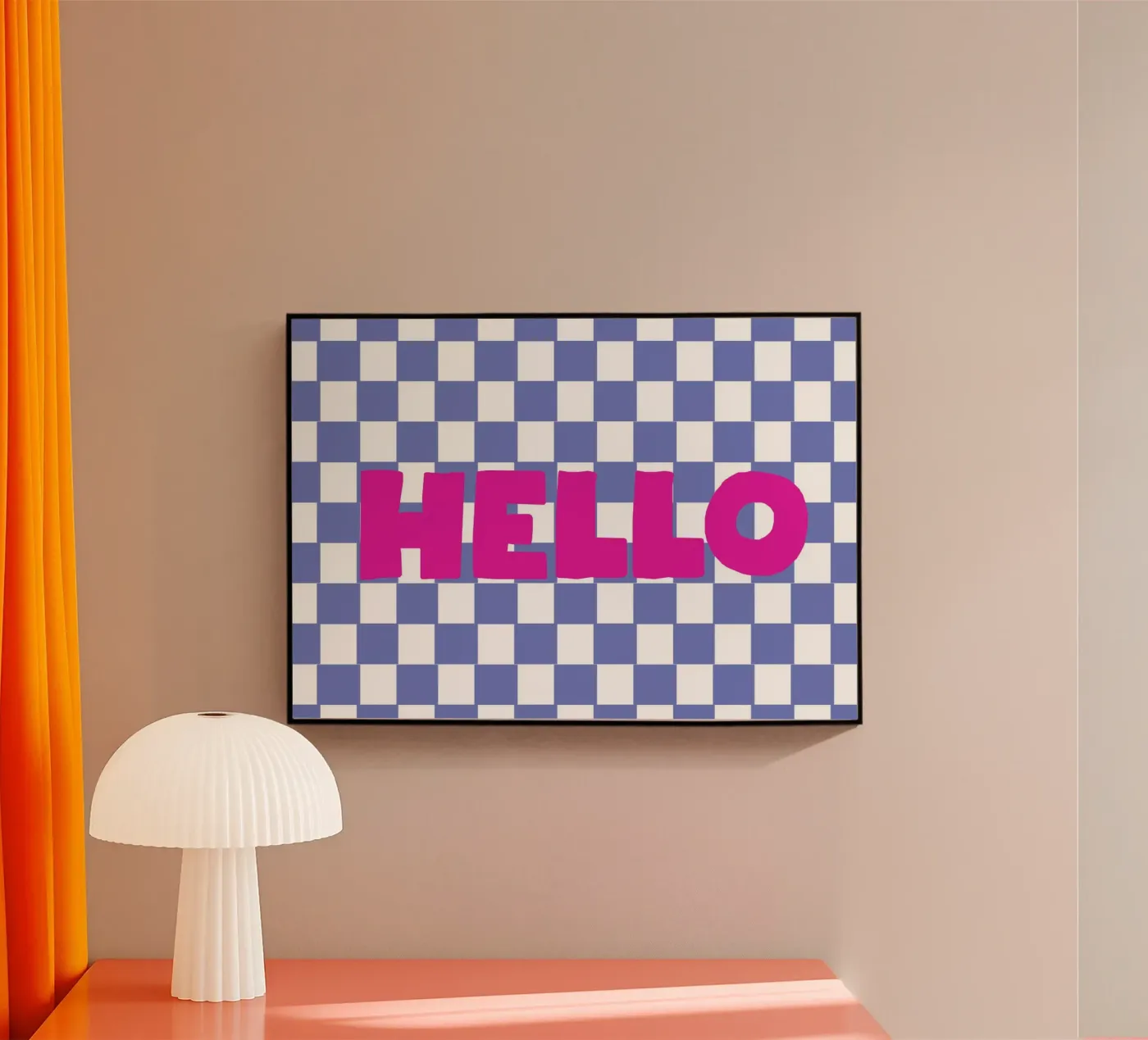 Hello Typography plexiglass da Attaboy Dsgn