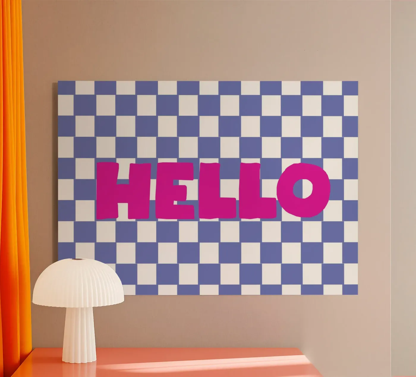 Hello Typography plexiglass da Attaboy Dsgn