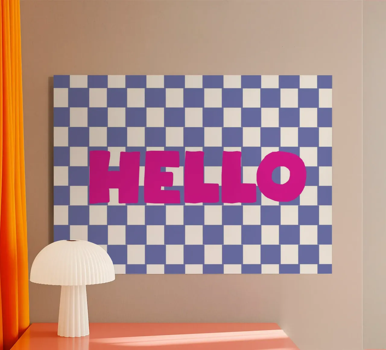 Hello Typography plexiglass da Attaboy Dsgn