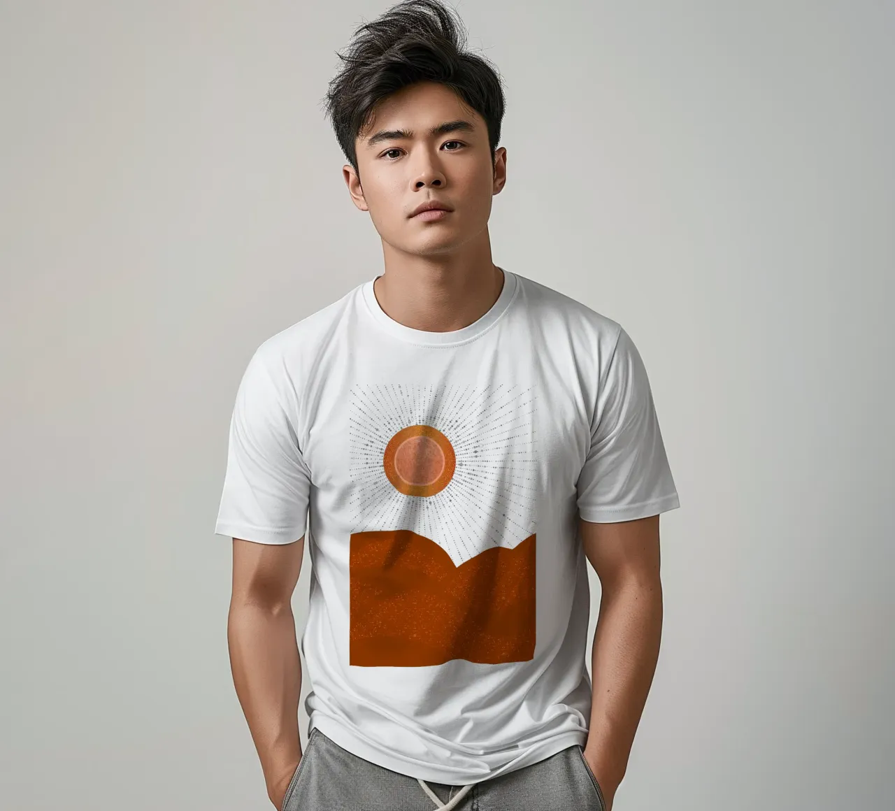 Raggi di luce di rame dell'amore t-shirt da SilverPegasus