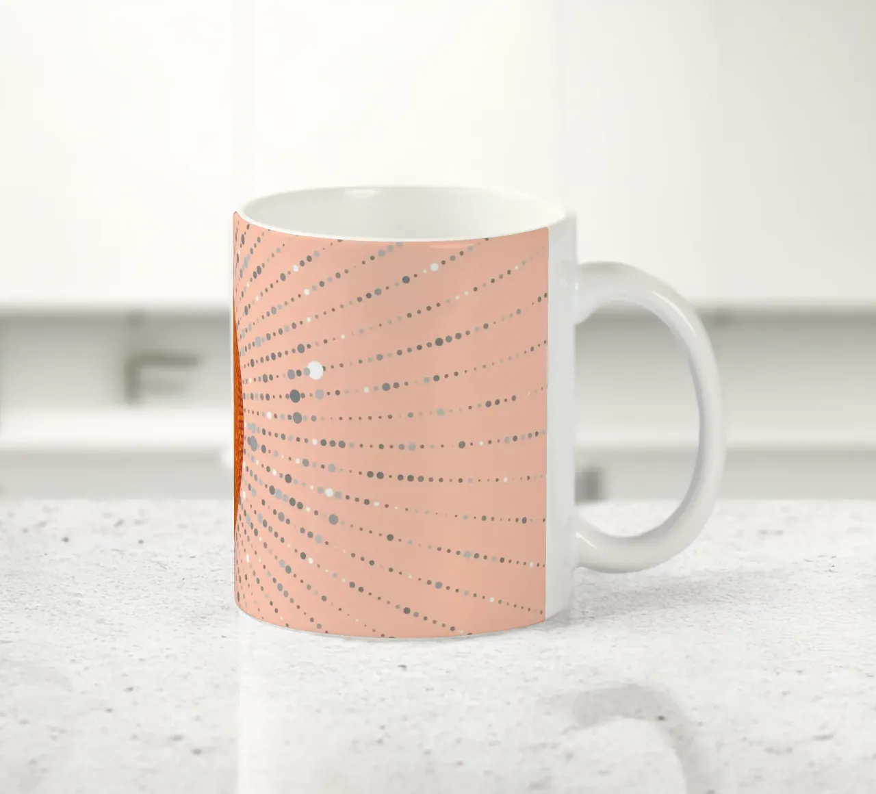 Raggi di luce di rame dell'amore tazza in ceramica da SilverPegasus