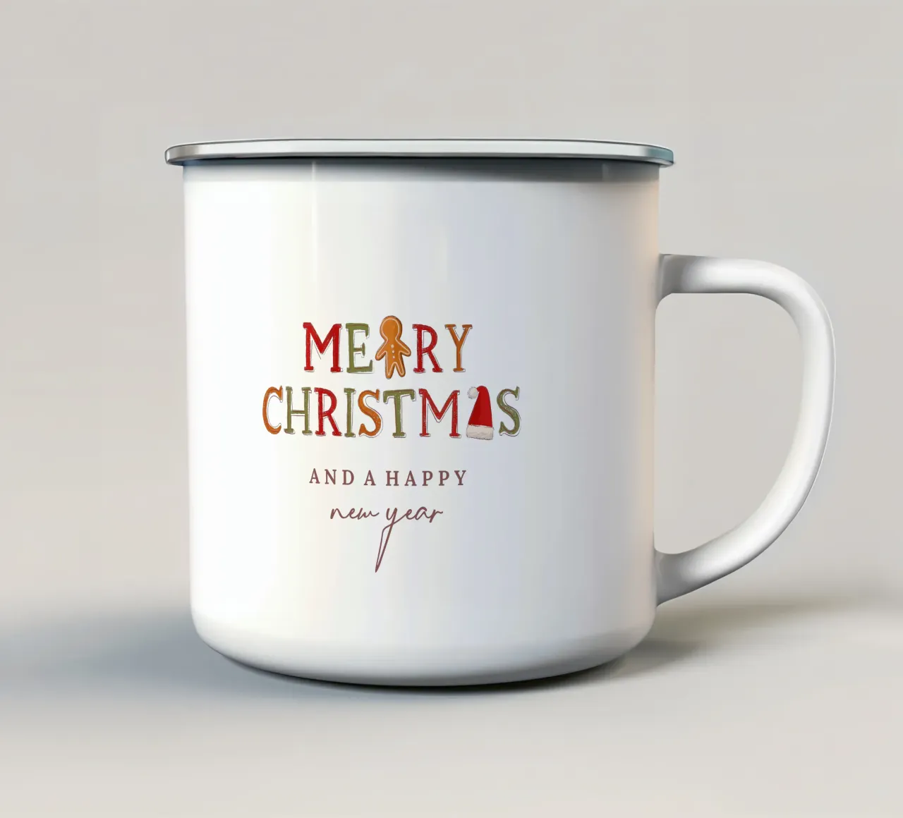 Gingerbread tazza in smalto da Kartenliebe