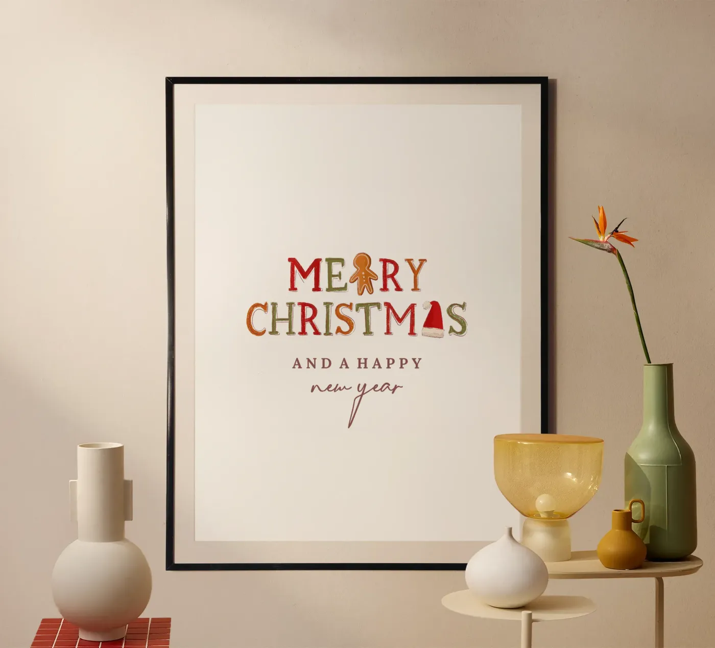 Gingerbread poster van Kartenliebe