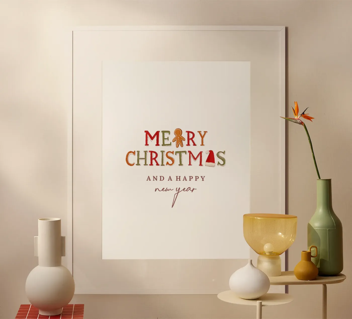 Gingerbread poster van Kartenliebe