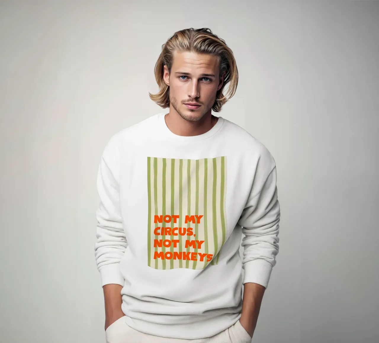 Not My Circus, Not My Monkeys felpa da Attaboy Dsgn