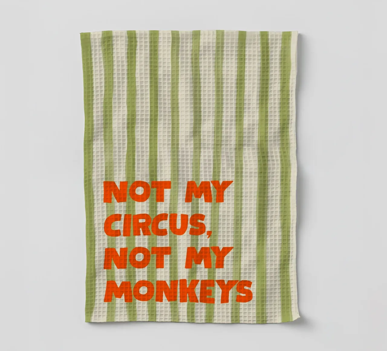 Not My Circus, Not My Monkeys canovaccio da cucina da Attaboy Dsgn