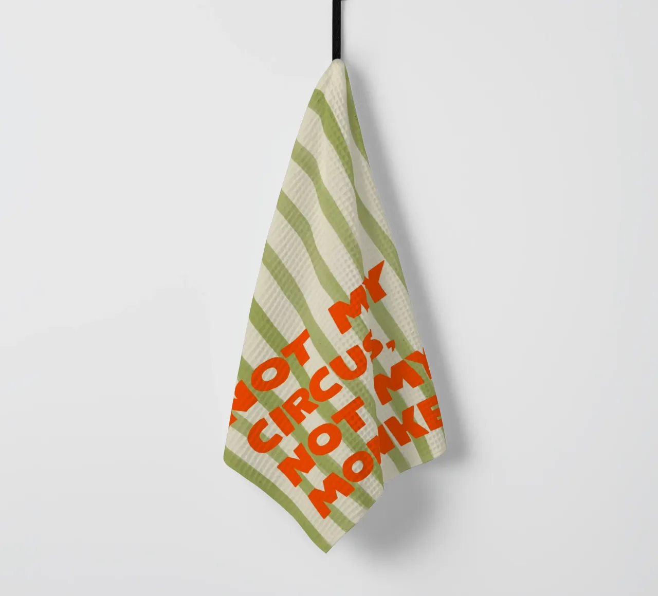 Not My Circus, Not My Monkeys canovaccio da cucina da Attaboy Dsgn