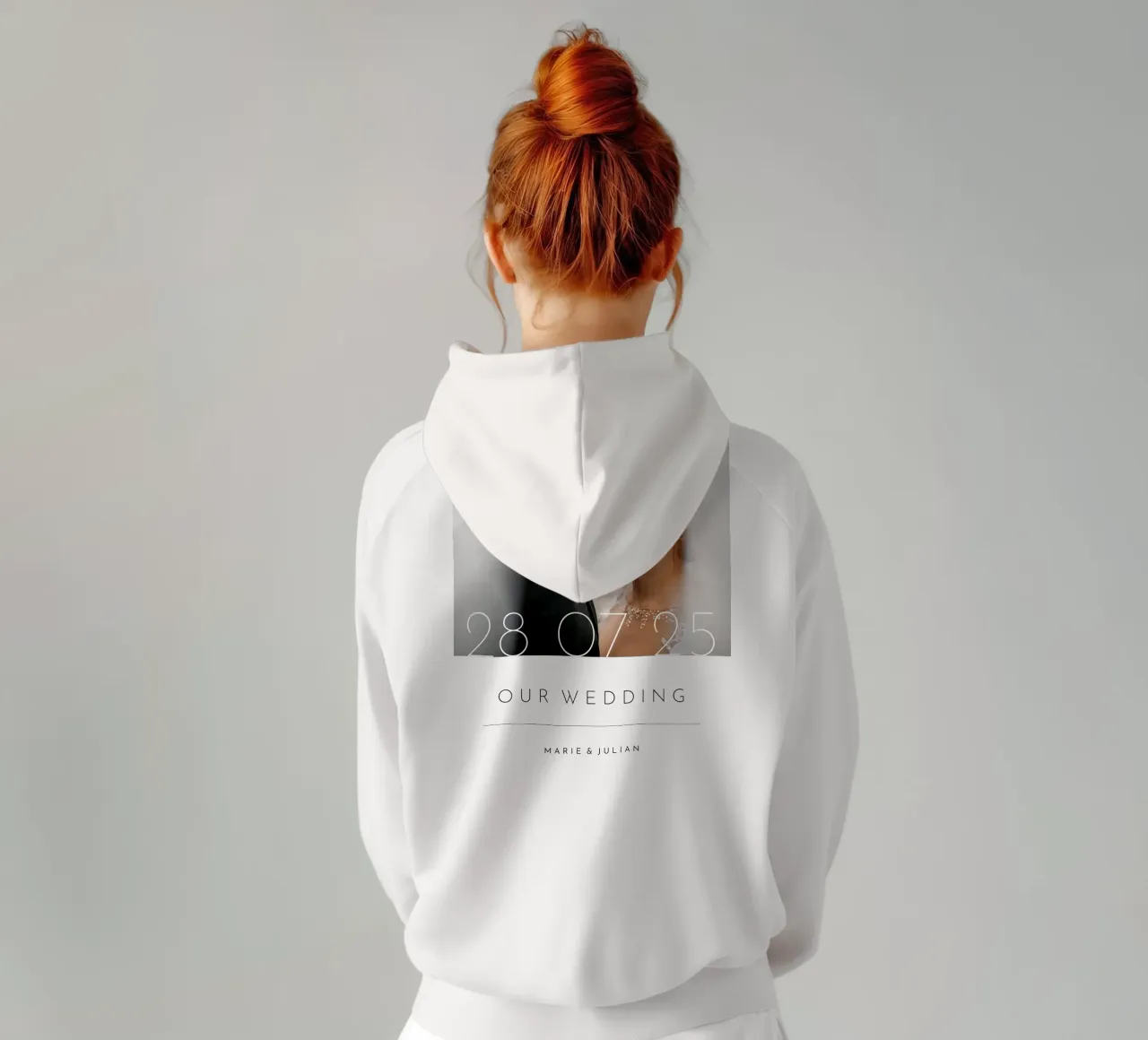 Semplice felpa con cappuccio da Kartenliebe