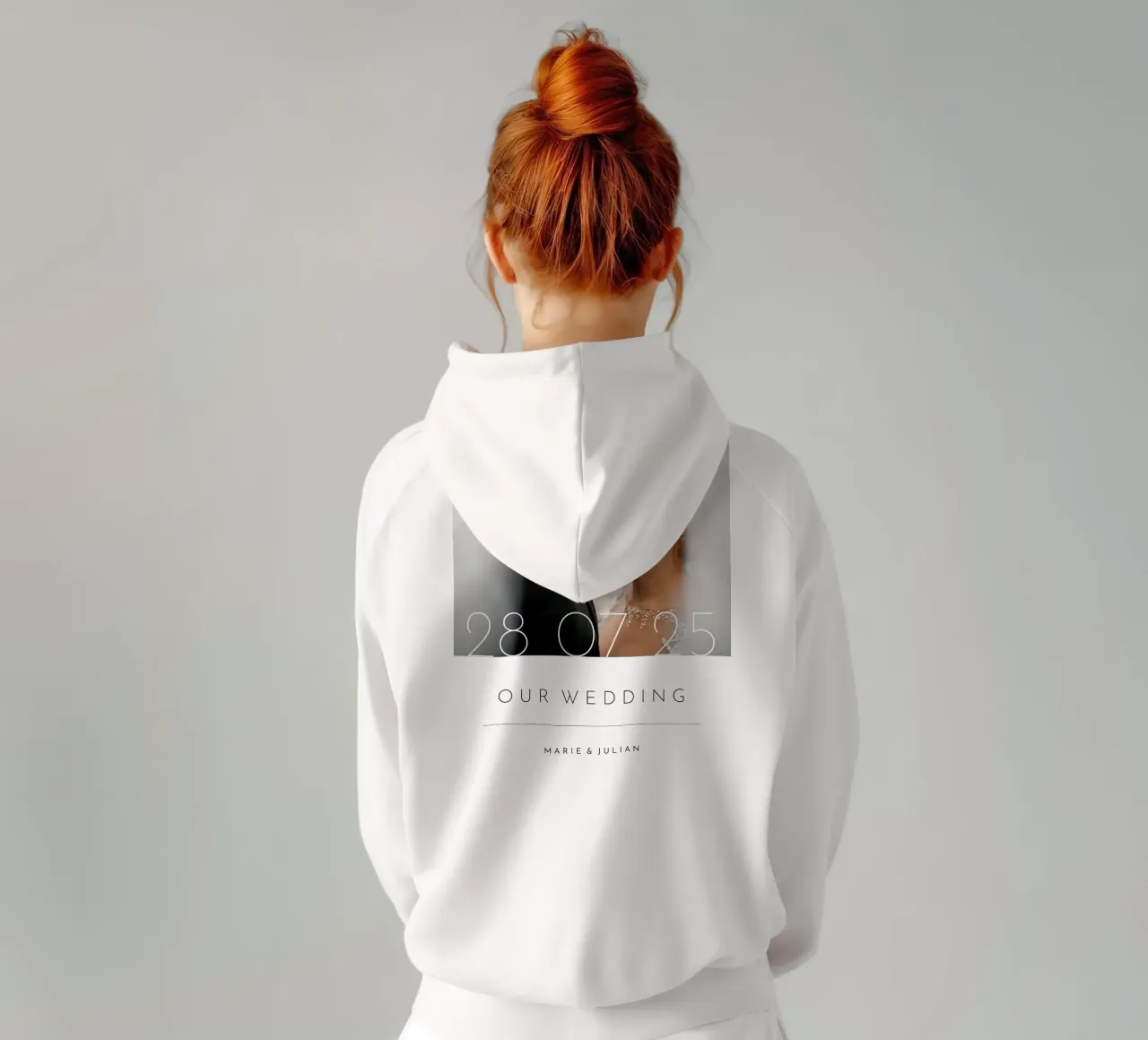 Semplice sudadera con capucha de Kartenliebe
