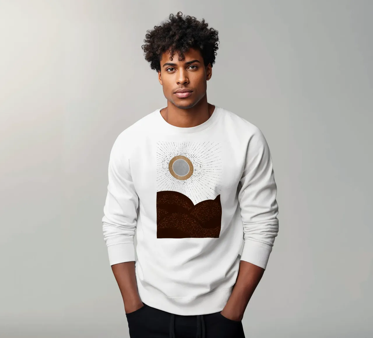 Raggi d'amore Argento Bronzo felpa da SilverPegasus