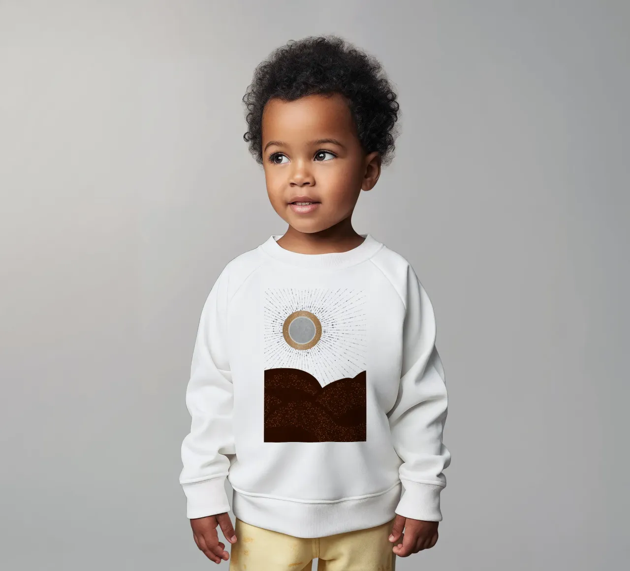 Raggi d'amore Argento Bronzo felpa neonato da SilverPegasus