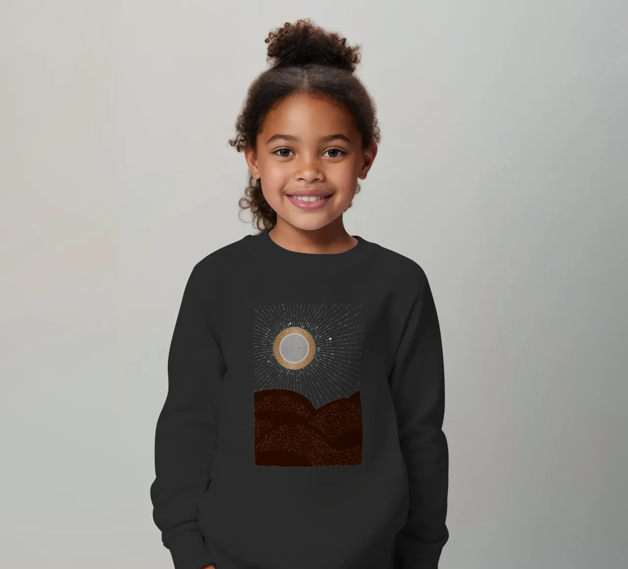 Raggi d'amore Argento Bronzo felpa bambino da SilverPegasus