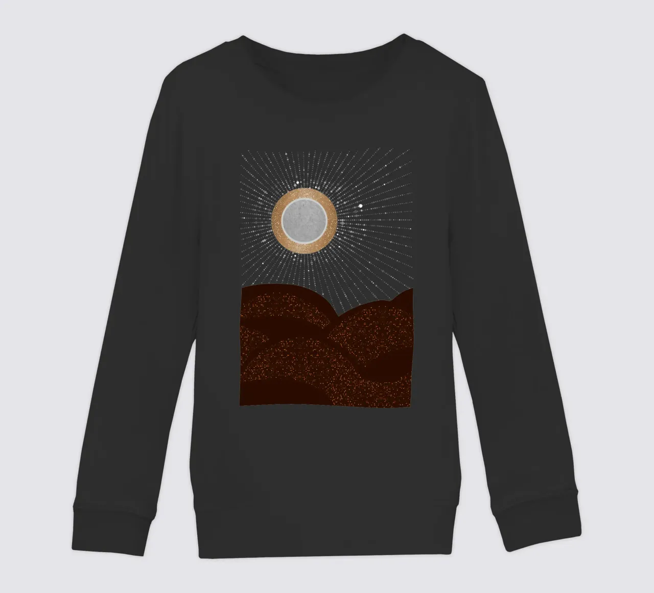 Raggi d'amore Argento Bronzo felpa bambino da SilverPegasus