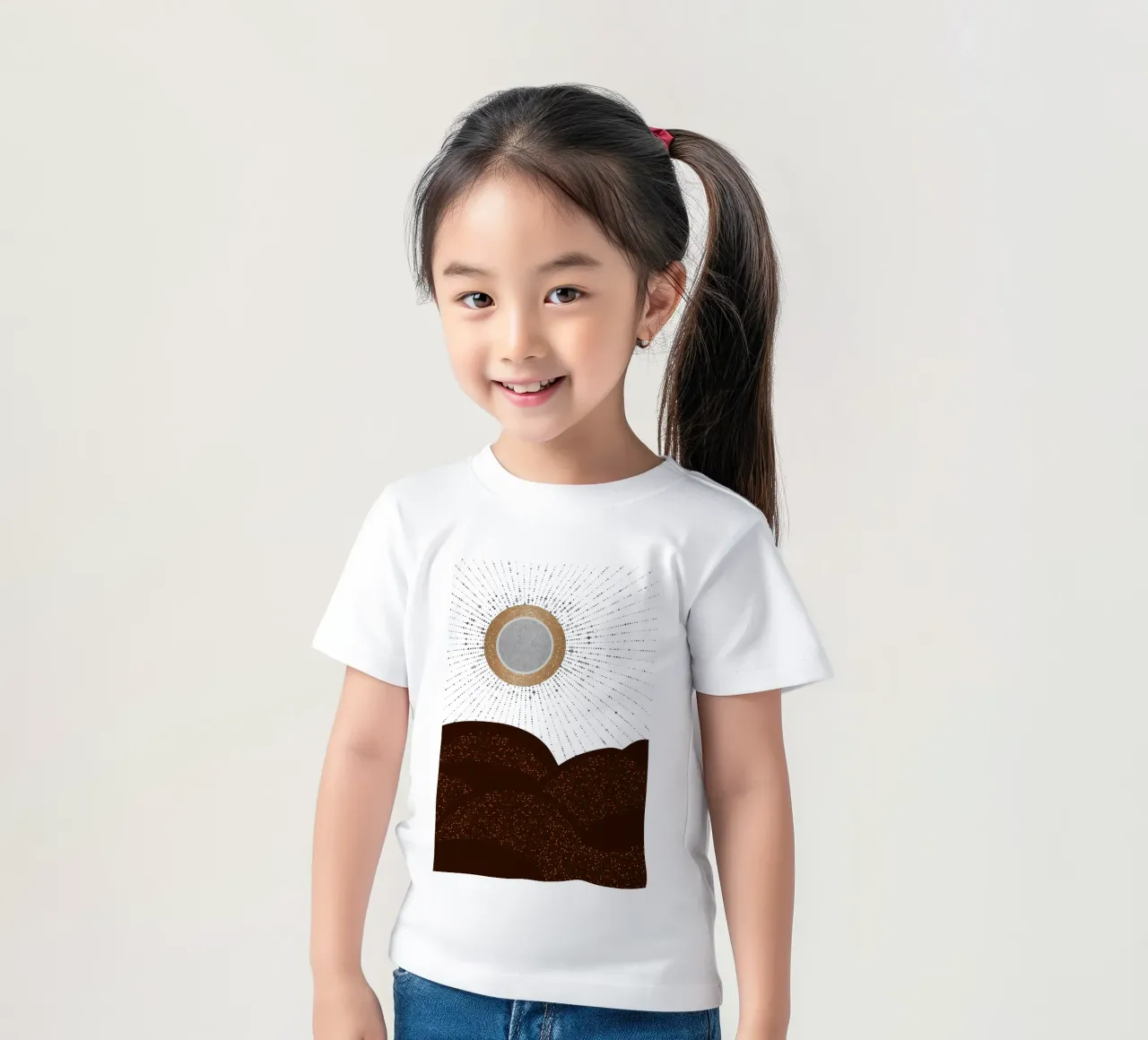 Raggi d'amore Argento Bronzo t-shirt bambini da SilverPegasus