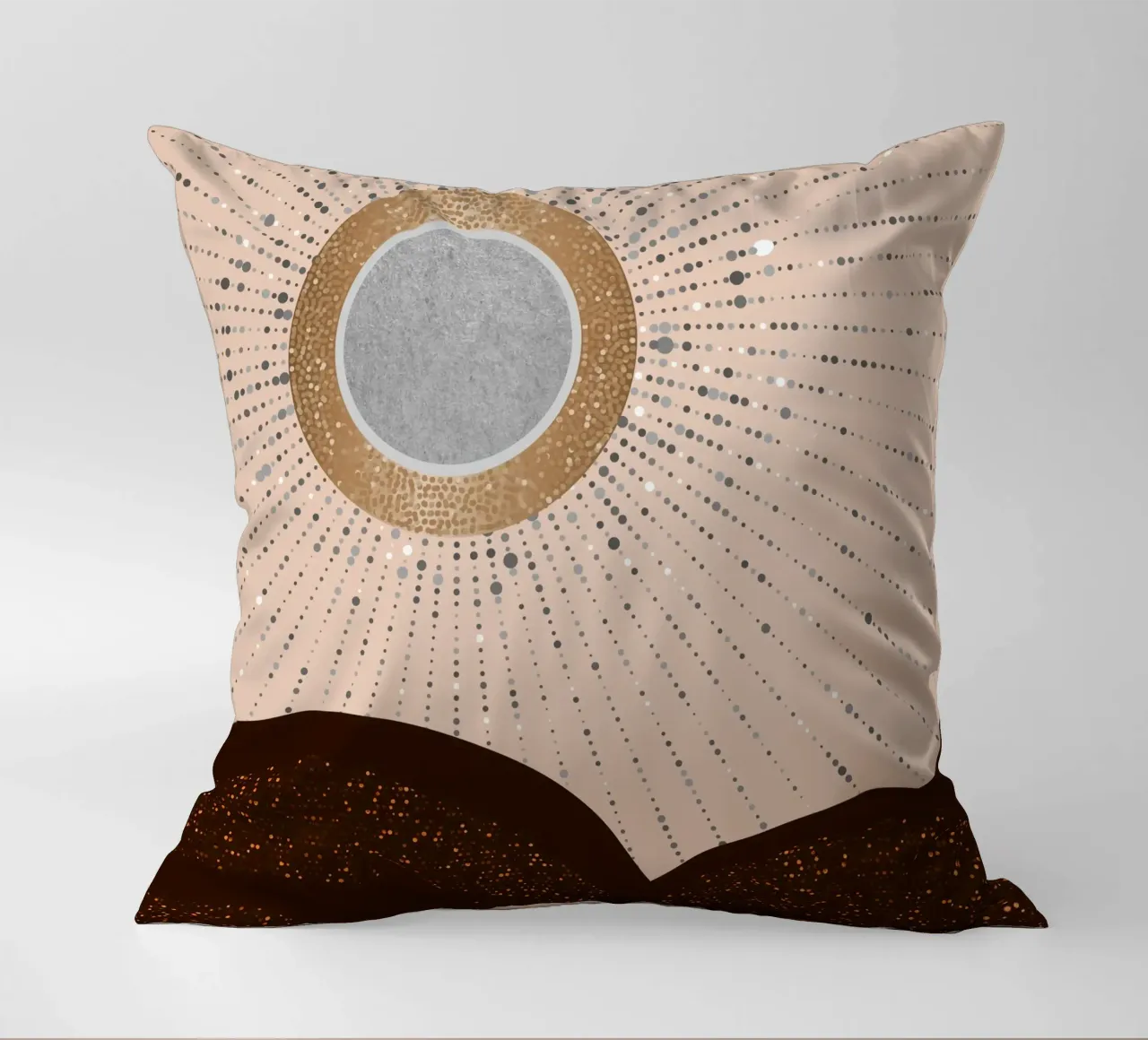 Raggi d'amore Argento Bronzo cuscino da SilverPegasus