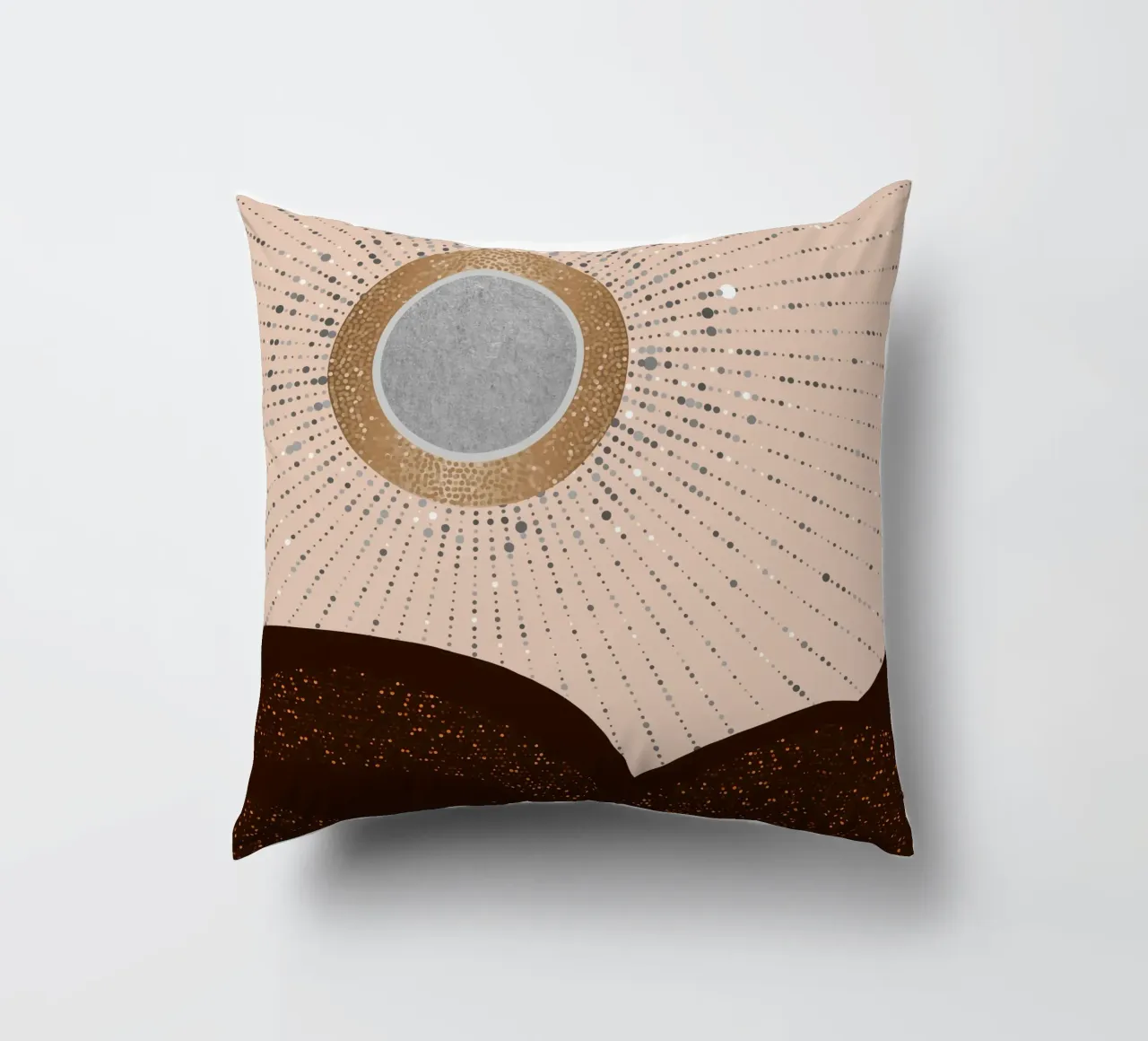 Raggi d'amore Argento Bronzo cuscino da SilverPegasus