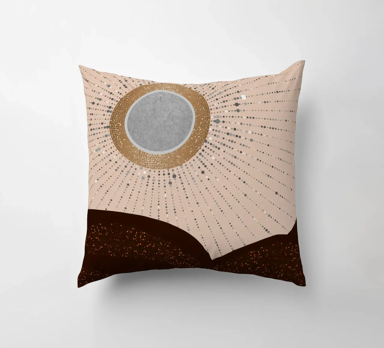 Raggi d'amore Argento Bronzo cuscino da SilverPegasus