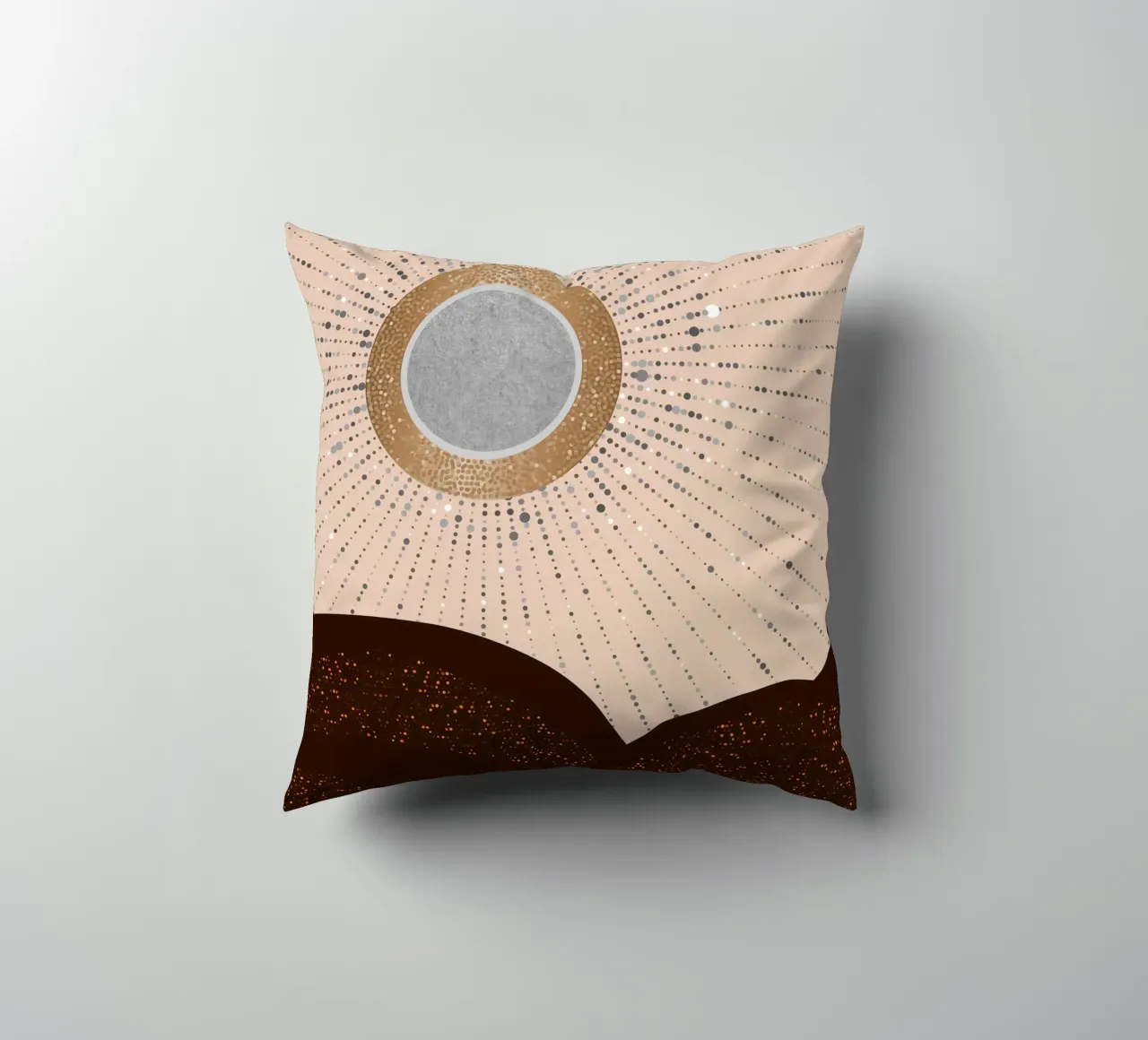 Raggi d'amore Argento Bronzo cuscino da SilverPegasus