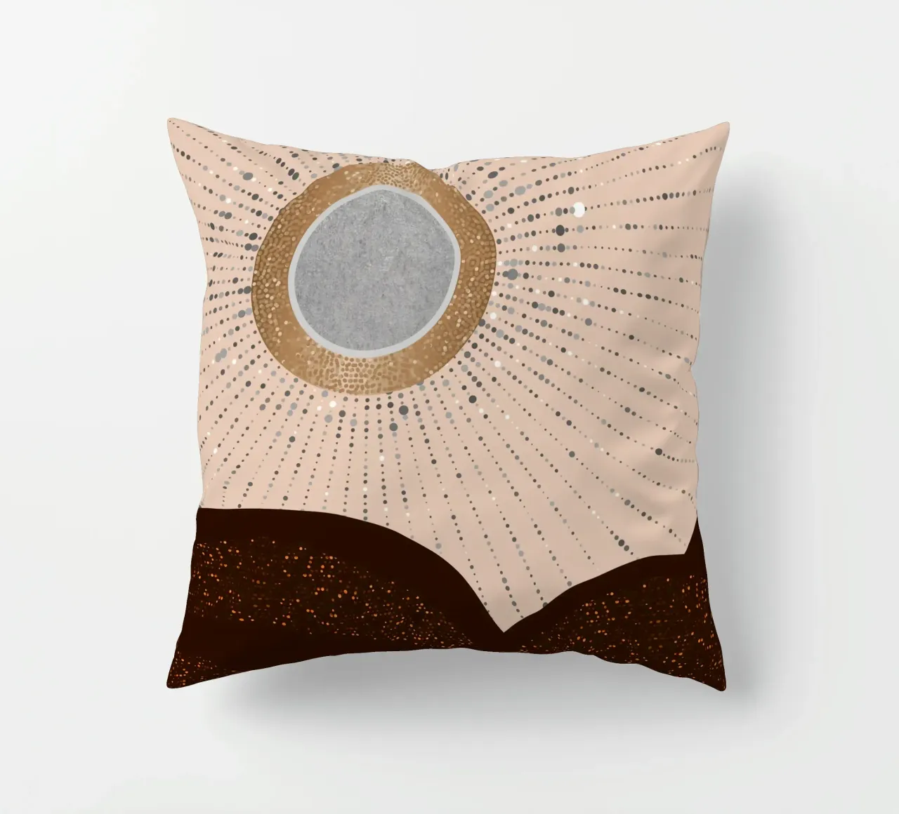 Raggi d'amore Argento Bronzo cuscino da SilverPegasus