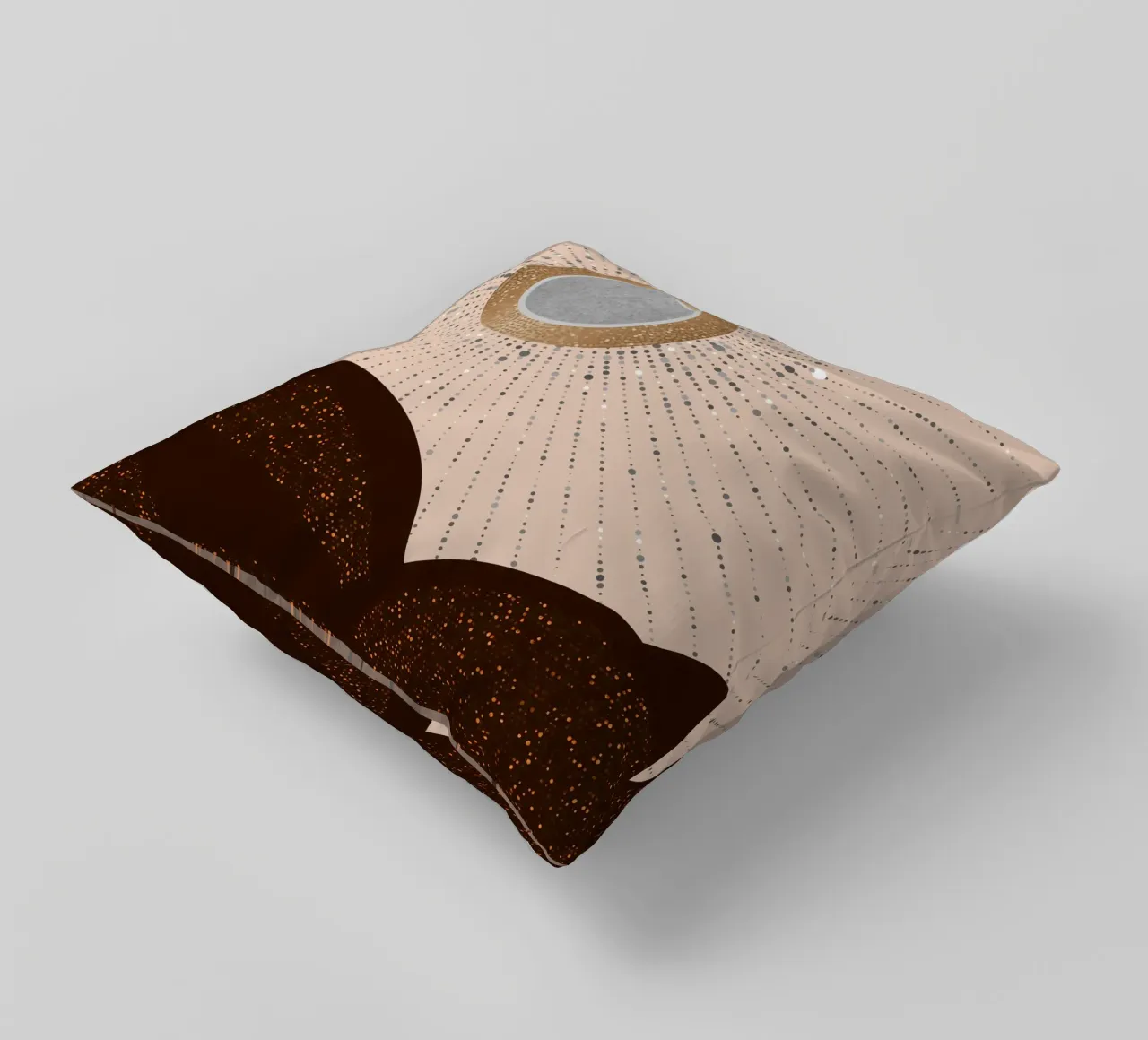 Raggi d'amore Argento Bronzo cuscino da SilverPegasus