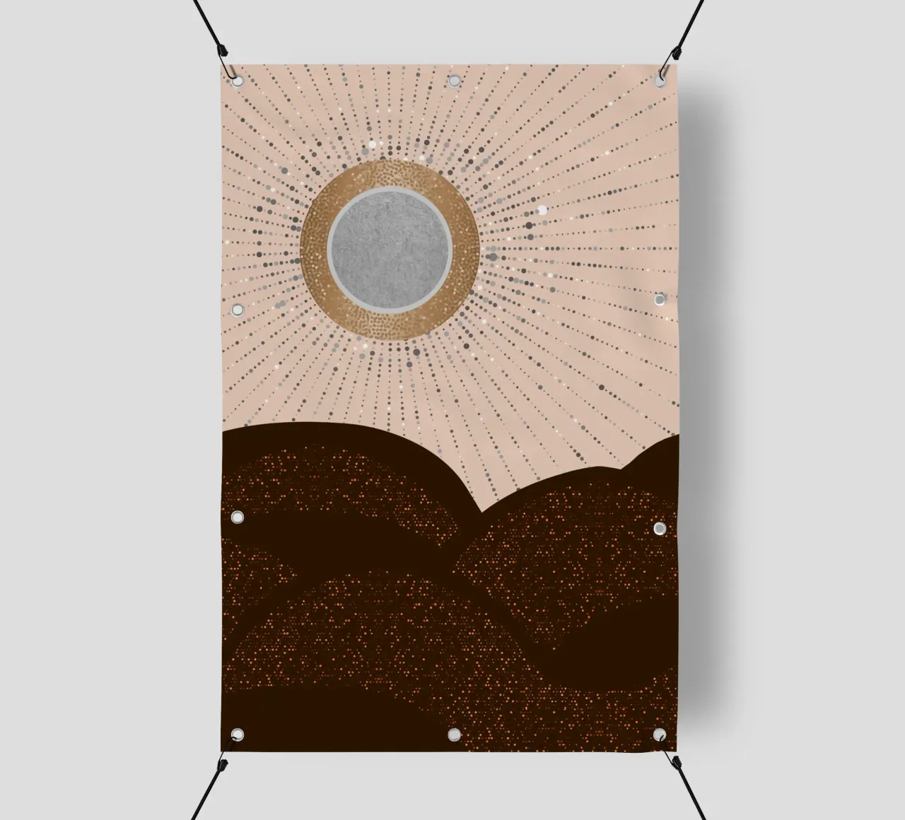 Raggi d'amore Argento Bronzo telo in pvc da SilverPegasus