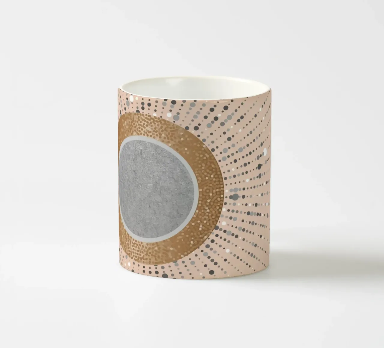 Raggi d'amore Argento Bronzo tazza in ceramica da SilverPegasus