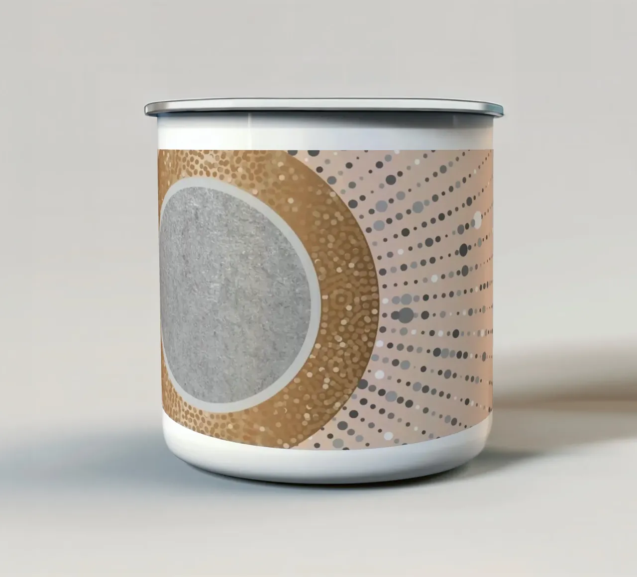 Raggi d'amore Argento Bronzo tazza in smalto da SilverPegasus