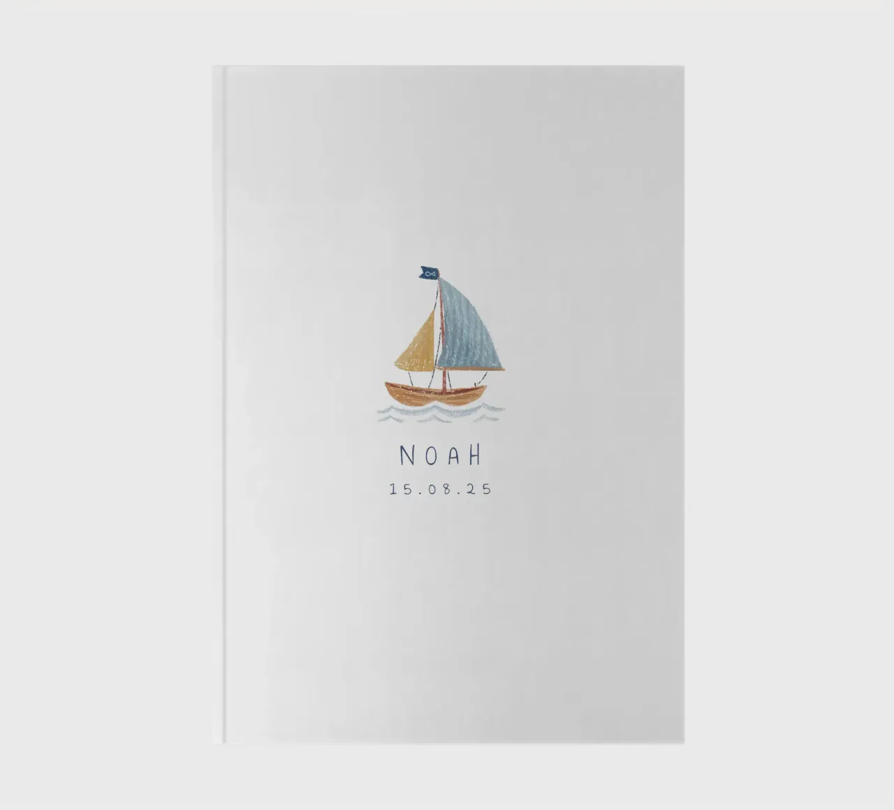 Segelboot notebook by Kartenliebe