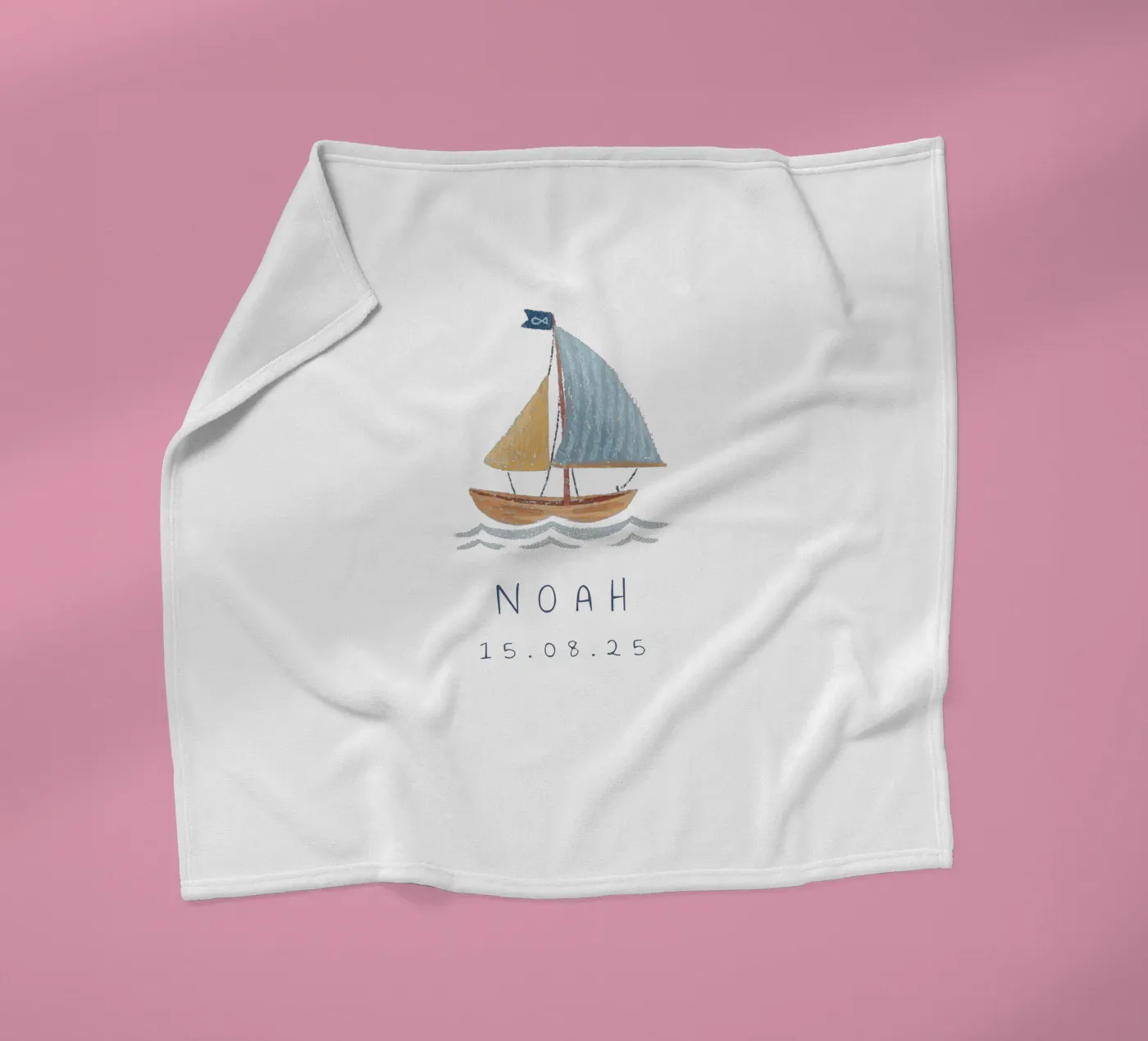 Segelboot coperta in pile da Kartenliebe