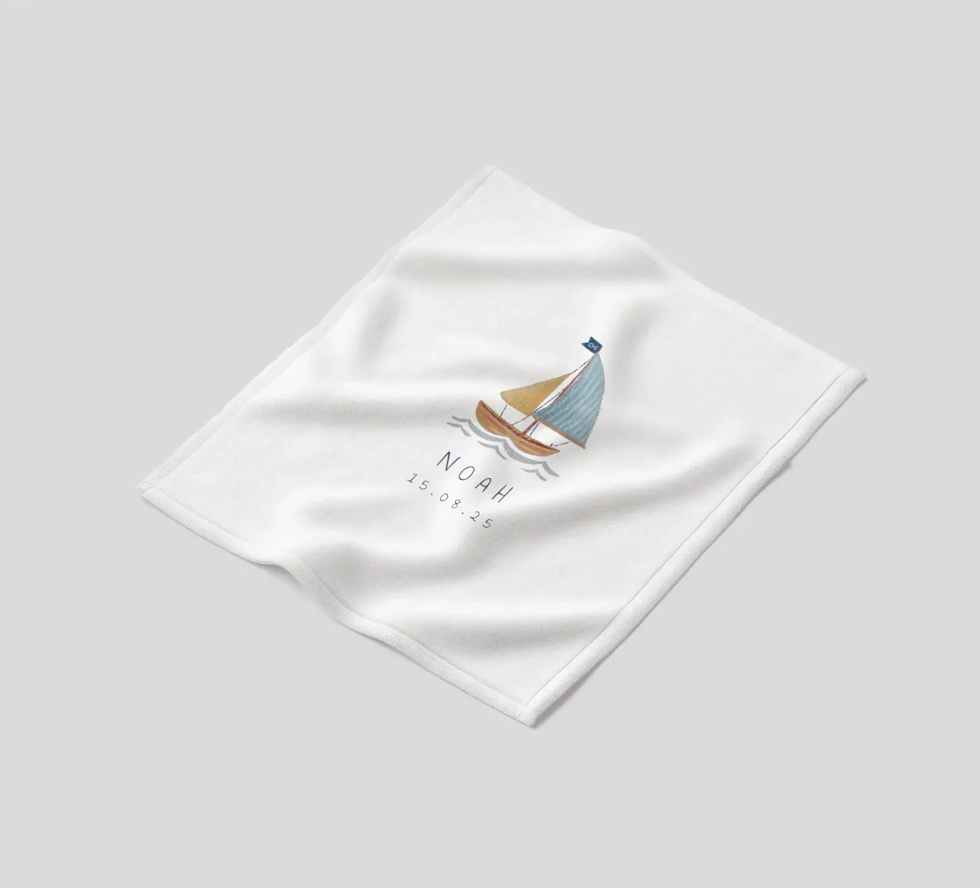 Segelboot coperta in pile da Kartenliebe