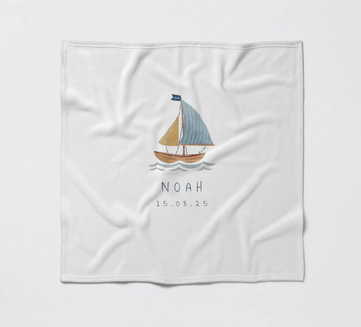 Segelboot coperta in pile da Kartenliebe